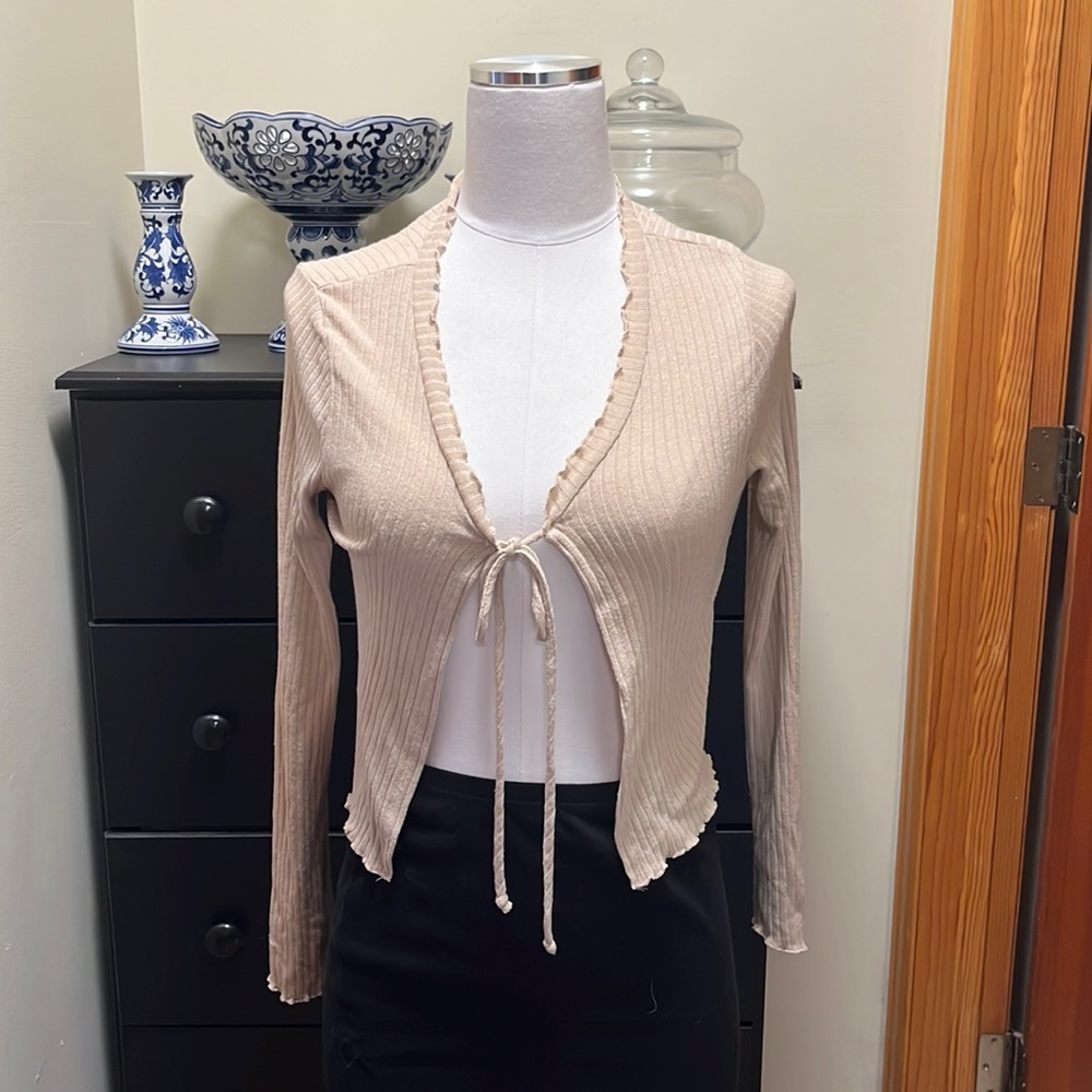 Beige Cardigan